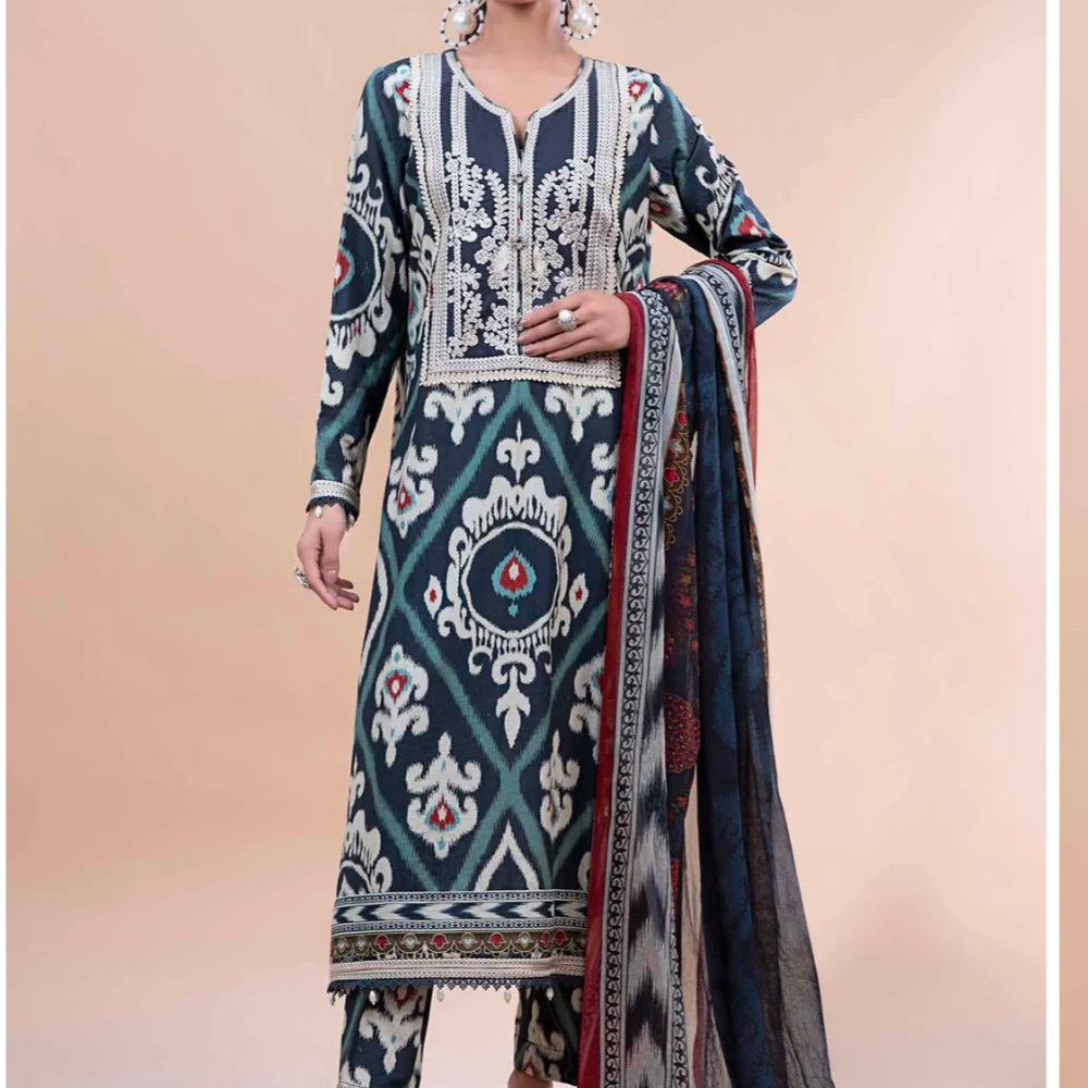 Maria b three piece m print winter collection